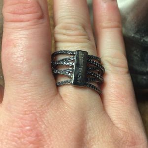 Michael Kors black ring size 6
